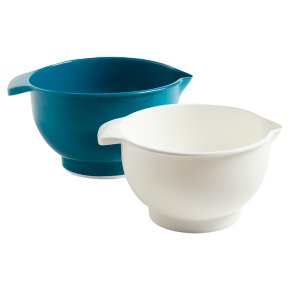 John Lewis Mixing Bowls Set of 2 Teal