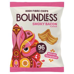 Boundless High Fibre Smoky Bacon Chips