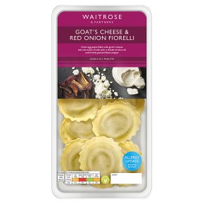 Waitrose Goat's Cheese & Red Onion Fiorelli