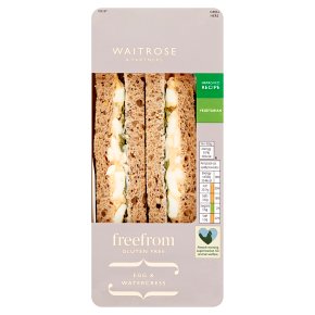 Waitrose Gluten Free Egg & Watercress
