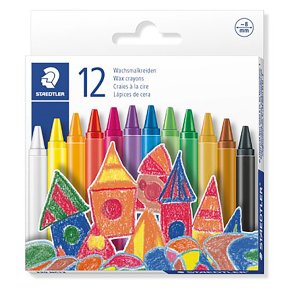 Staedtler Pack of 12 Wax Crayons