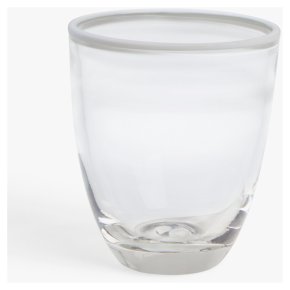 John Lewis White Rim Tumbler