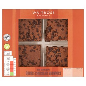 Waitrose Double Chocolate Brownies