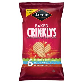 Jacobs crinklys variety 6 pack