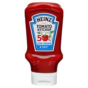 Heinz Tomato Ketchup 50% Less Sugar & Salt