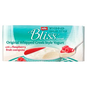 Müller Bliss Corner Greek Style Yogurts with Raspberry
