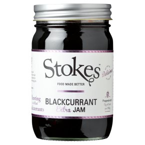 Stokes real preserves blackcurrant jam