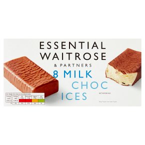 Essential Waitrose milk choc ices
