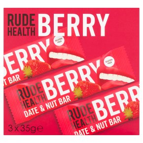 Rude Health Date & Nut Bars Berry