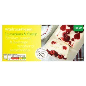Waitrose Lemon & Raspberry Semifreddo