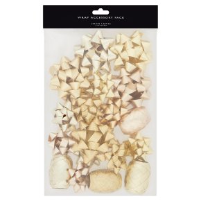 John Lewis Gold Bows & Cops