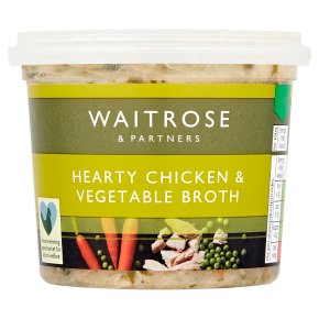 Waitrose Hearty Chicken & Vegetable Broth