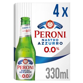 Peroni Nastro Azzurro 0.0% Alcohol Free Lager Bottle