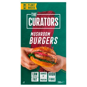 The Curators 2 Mushroom Burgers