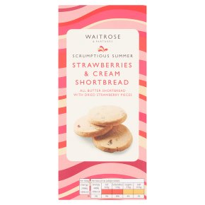 Waitrose Strawberries & Cream Shortbread