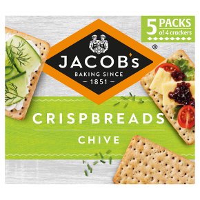 Jacob's Crispbreads Chive Crackers 5 Pack