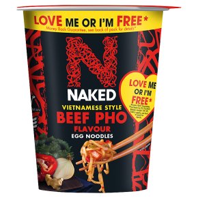 Naked Vietnamese Beef Pho Egg Noodles