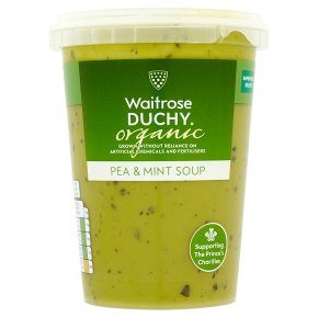 Waitrose DUCHY pea & mint soup