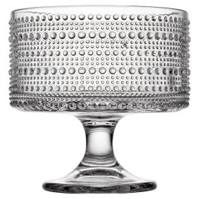 Waitrose Bobble Clear Trifle Bowl