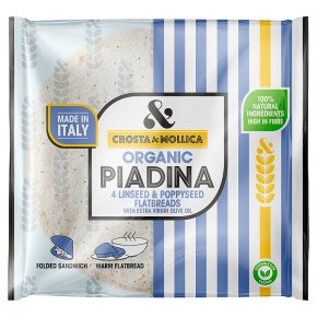 Crosta & Mollica Piadina Seeded Flatbreads