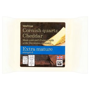 Waitrose Cornish Quartz Cheddar Extra Mature Strength 6