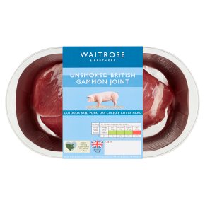 Waitrose British Unsmoked Gammon Joint