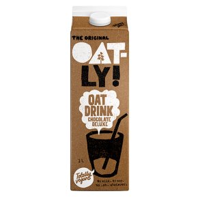 Oatly Oat Milk Chocolate Deluxe Dairy Free Milk Alternative