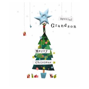 Special Grandson Christmas Card