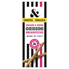 Crosta Mollica Sesame & Seed Grissini Breadsticks