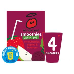 Innocent Smoothies Just for Kids Apple Strawberry Beetroot
