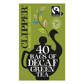 Clipper Organic Fairtrade Decaf Green Tea