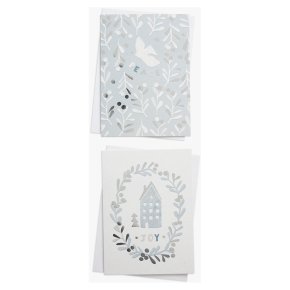 16 Dove & House Christmas Cards