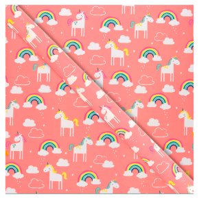 Waitrose Gift Wrap Unicorns & Rainbows