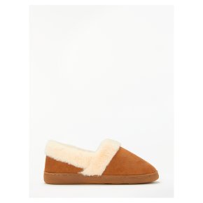 John Lewis Comfort Cuff Slippers L