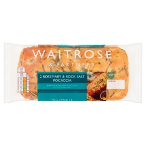 Waitrose Rosemary & Rock Salt Focaccia