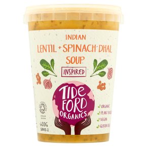 Tideford Lentil & Spinach Dhal Soup