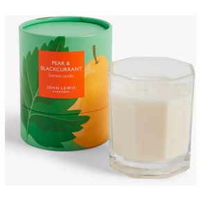 John Lewis Candle Jar Pear & Blackcurrant L