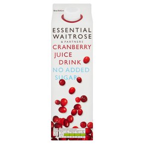 Essential No Added Sugar Cranberry Drink