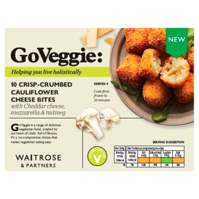 GoVeggie: Frozen Crumbed Cauliflower Cheese Bites