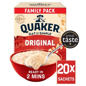 Quaker Oat So Simple Family Pack Original Porridge Sachets 540g