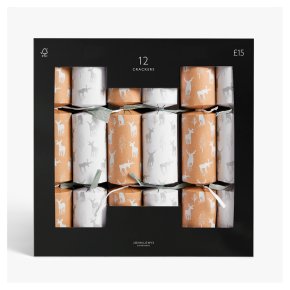 John Lewis 12 Mini Stag Crackers