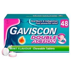 Gaviscon Double Action Mint Indigestion Tablets