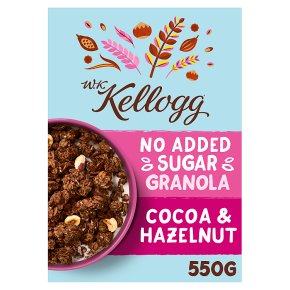 W.K Kellogg Cocoa & Hazelnut Granola