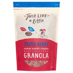 Just Live A Little Triple Berry Granola