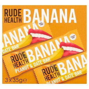Rude Health Peanut & Date Bars Banana