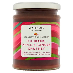Waitrose Rhubarb Apple Ginger Chutney