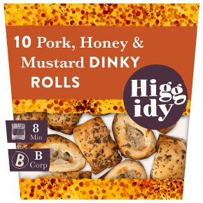 Higgidy 10 Pork & Honey Dinky Rolls