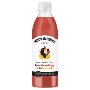 Mockingbird Raw Strawberry & Banana Smoothie