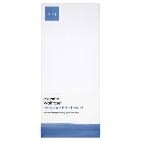 essential Waitrose Easycare Fitted Sheet
