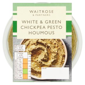 Waitrose White & Green Chickpea Pesto Houmous
